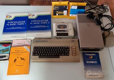 Commodore 64 , 2 lettori, manuali