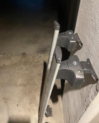 Barre auto portatutto premontate con chiavi