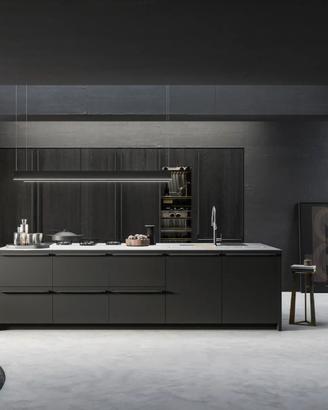 Cucina+Isola Come Progetto B/N ✏️ Anche Su Misura