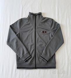 Felpa Zip Armani Exchange Grigia Taglia S