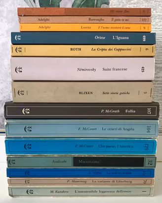 14 libri edizioni Adelphi
