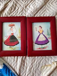 VINTAGE CARTOLINE RICAMATE 