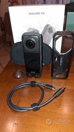 insta 360 X4 + case subacqueo