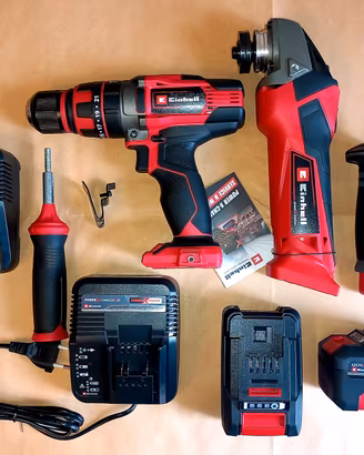 Kit nuovo Einhell  TE-CD 18/48  TE -AG 18/115