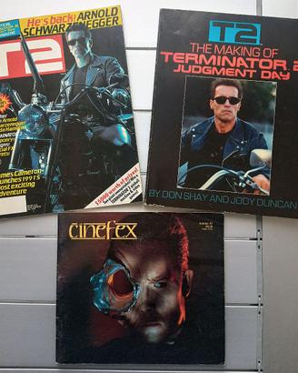 2 riviste+libro su Terminator 2 (incl. CINEFEX 47)
