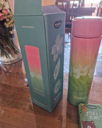 Thermos con filtro  in acciaio per tisane