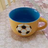Tazza Da Latte Con Pallone Da Calcio