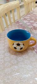Tazza Da Latte Con Pallone Da Calcio