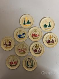 Sottobicchieri vintage citta Italiane