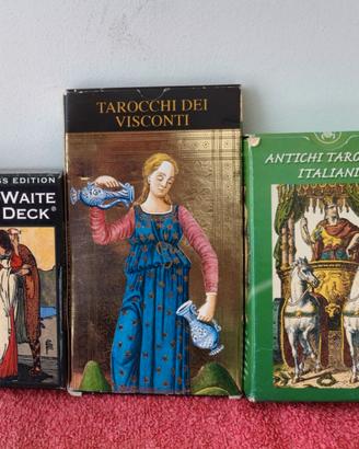 Tarot, Carte 3 Mazzi diversi PARI AL NUOVO