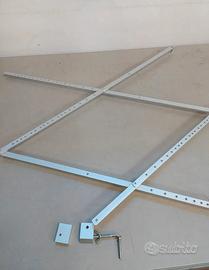 Pantografo in alluminio