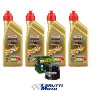 Kit tagliando 4 castrol power 1 racing + filtro