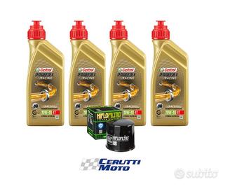 Kit tagliando 4 castrol power 1 racing + filtro