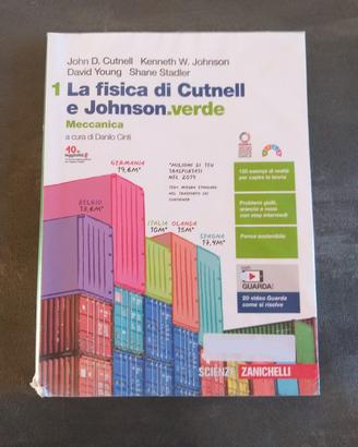 Libro di fisica "La fisica di Cutnell e Johnson"