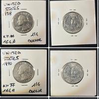 Collectible Coins ¼ Dollar "Washington Quarter" 🇺🇸