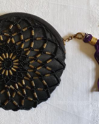 ORIGINALE PORTAMONETE ROTONDO DONNA ART DECO’