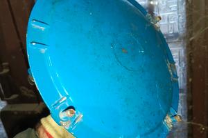 Staffa porta ruota scorta posteriore Lambretta Spe