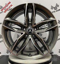 Cerchi in lega Mercedes classe A B C E CLA GLA 17