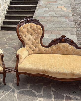 Set salotto antico stile Rococò revival dell’800