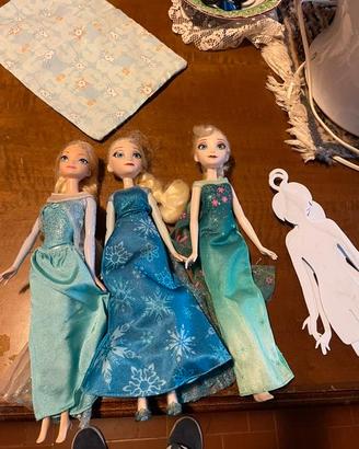 Bambole Elsa Frozen Disney + Abiti e Ricchi Access