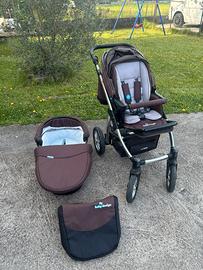 Passeggino ammortizzato con navetta