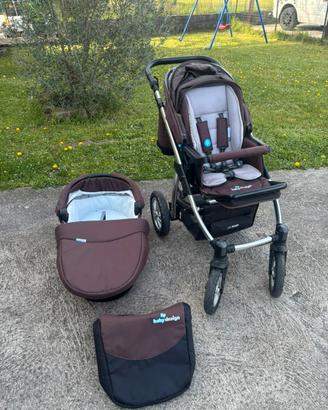 Passeggino ammortizzato con navetta