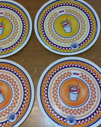 PIATTI PIZZA ESTATHE' - Set di 4 piatti