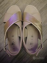 Sandali donna Agorà vera pelle numero 40 