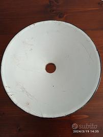 PIATTO SMALTATO - COPRILAMPADA