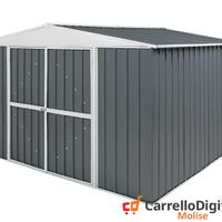 Box in Acciaio da giardino 360x345 grigio scuro