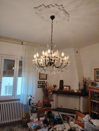 Lampadario a gocce anni 60