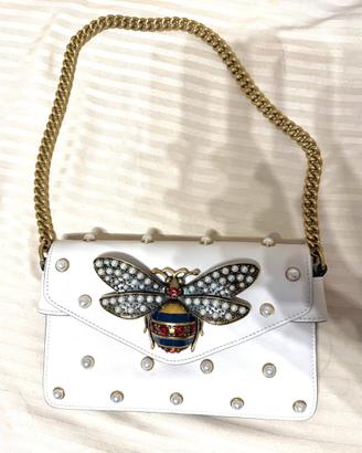 Borsa Gucci Queen Margaret Broadway Pearly Bee