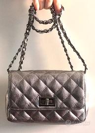 Tracollino  vera pelle trapuntata  stile Chanel