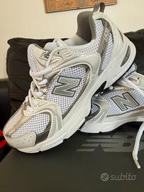 New Balance 530 bianche/grigie n°37