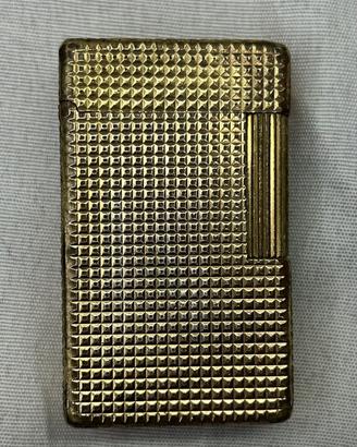 Accendino S.T. Dupont Paris Vintage Dorato Gas Fun