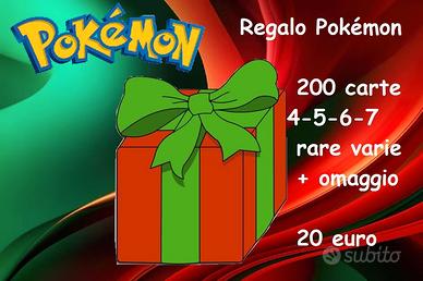 Pokémon GCC: pacco Natale 2024 200 carte, 4-7 rare