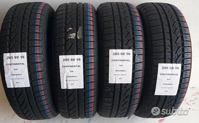 4 gomme 205 60 16 continental a655