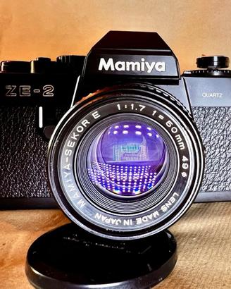 Reflex Mamiya ZE2 Quartz  funzionante -Testata