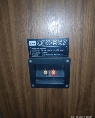 Diffusori acustici ESB CDX SB 7
