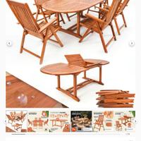Tavolo in legno con 5 sedie