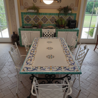 TAVOLO IN PIETRA LAVICA MIS. 200X100 CM. IN ITALIA
