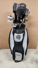 Sacca golf completa di 13 mazze per principiante