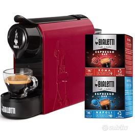Macchina caffè cialde rossa  bialetti gioia
