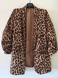 Giacca cocotte leopardata