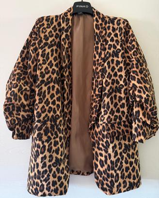 Giacca cocotte leopardata