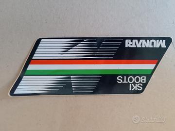 adesivo vintage anni 70 Molinari 