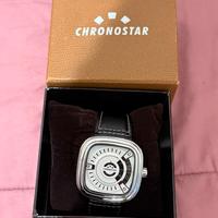 Chronostar Archimede in acciaio orologio