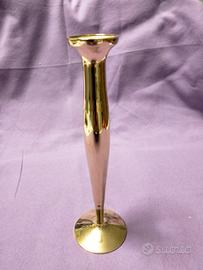 Portacandele in ottone vintage