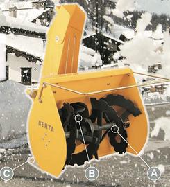 Fresa neve berta sp70 s/d 330 per mtc / mtf