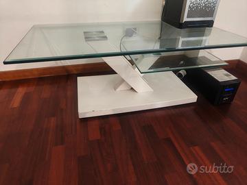 Tavolo basso soggiorno bianco moderno